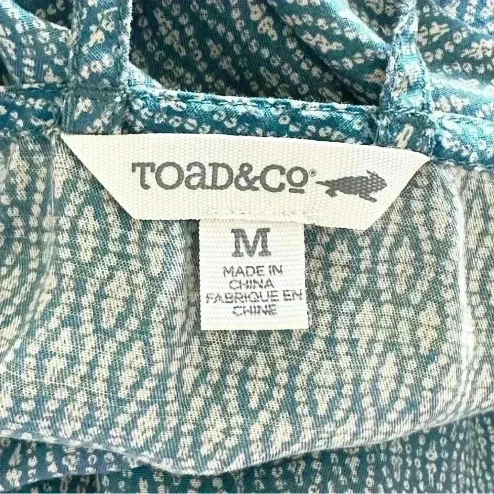 Toad&Co Blue Green Mini Sun Dress - Picture 8 of 9